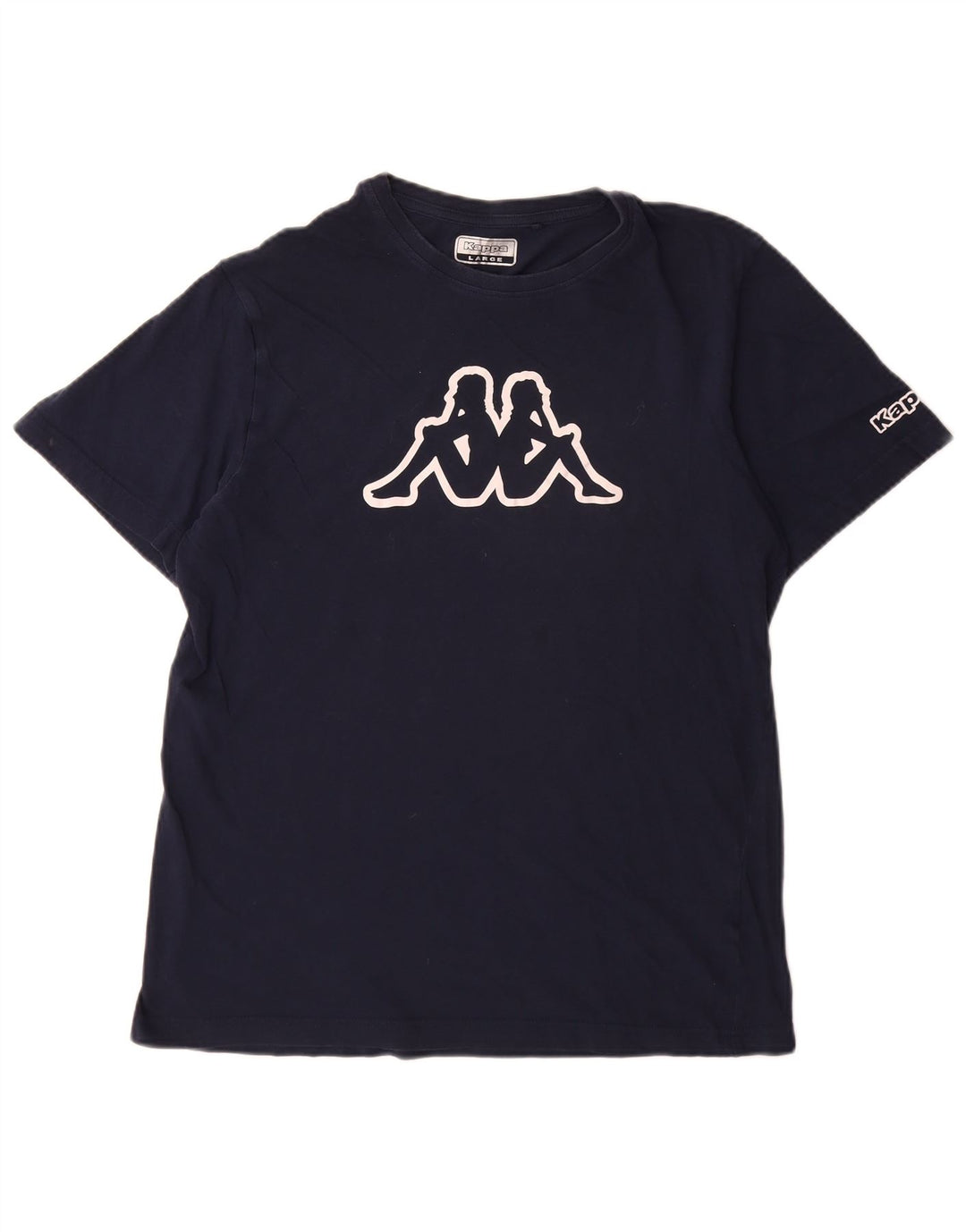T-shirt grafica da uomo Kappa Top Large blu navy