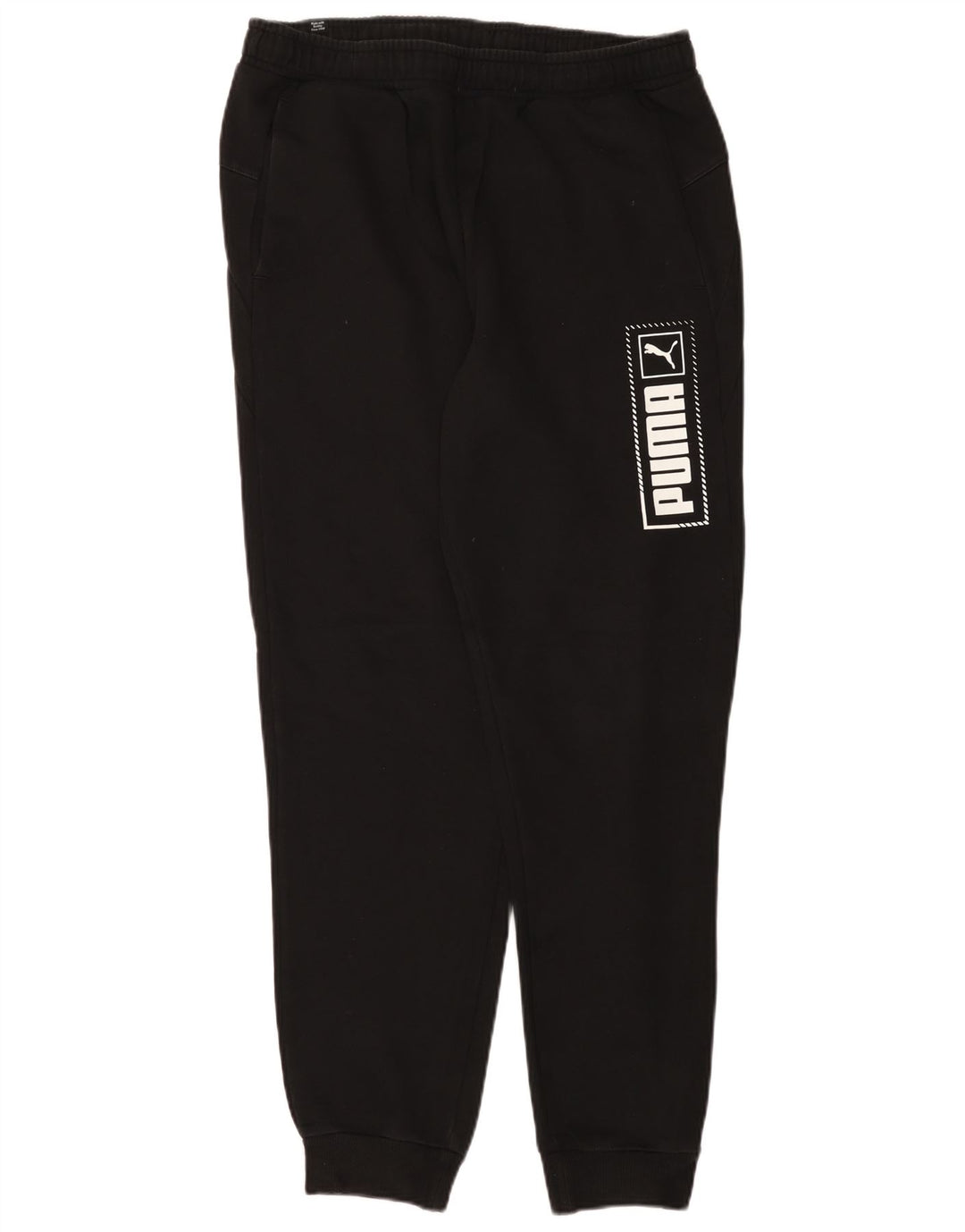 Pantaloni da tuta con grafica PUMA da uomo Joggers Large neri