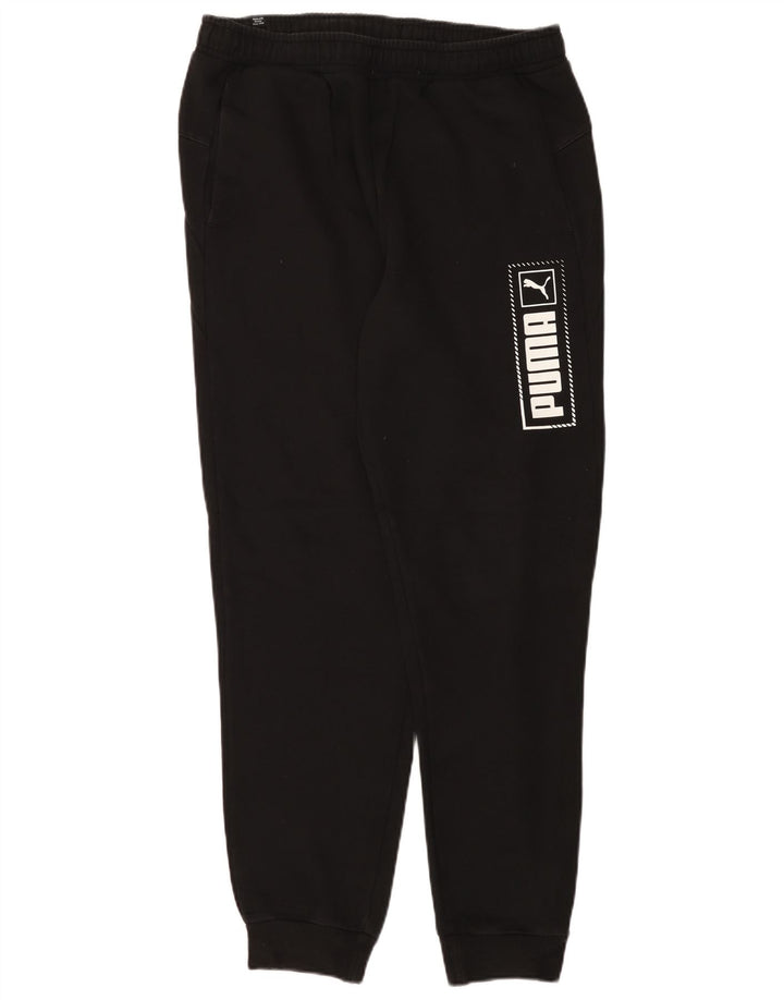 Pantaloni da tuta con grafica PUMA da uomo Joggers Large neri