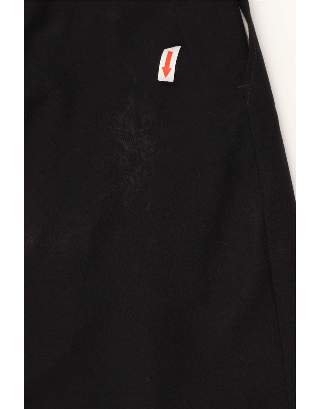 Pantaloni da abito con pegging da uomo Marks & Spencer W40 L33 poliestere nero
