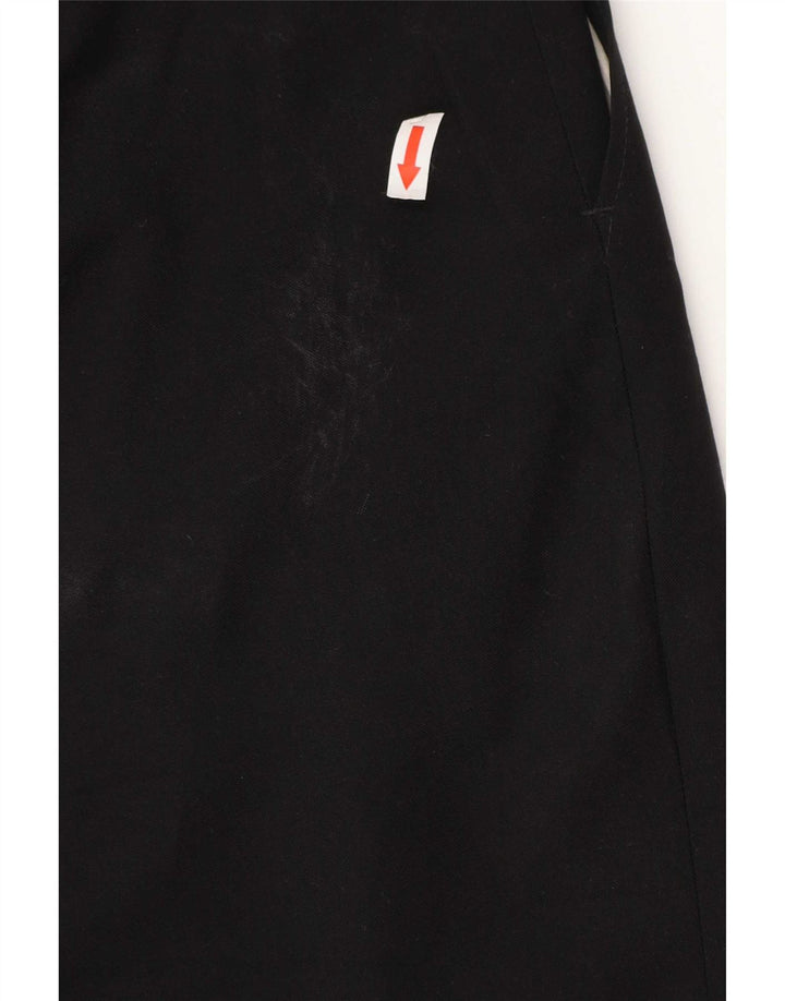 Pantaloni da abito con pegging da uomo Marks & Spencer W40 L33 poliestere nero