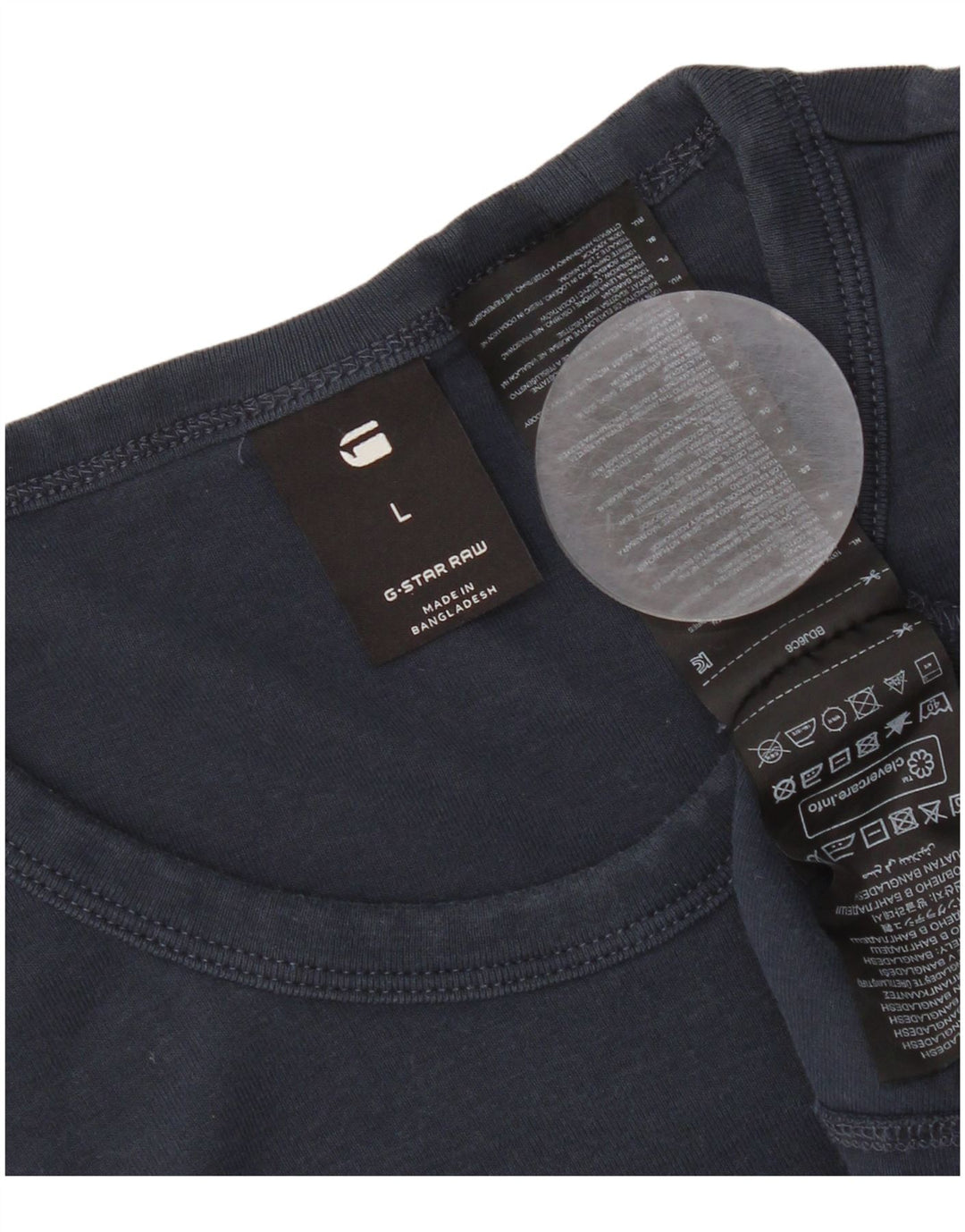 T-shirt da uomo G-Star Top grande in cotone blu navy