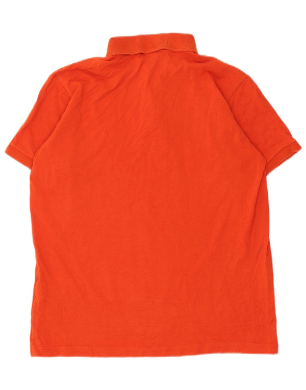 Polo da yachting per ragazzi Paul & Shark 13-14 anni in cotone arancione