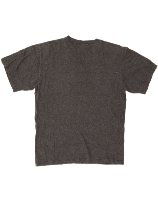 T-shirt da uomo Asics Top Large in cotone grigio