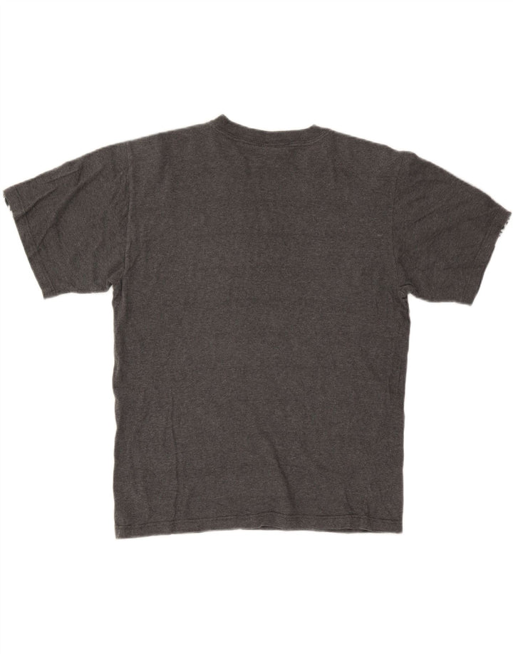 T-shirt da uomo Asics Top Large in cotone grigio