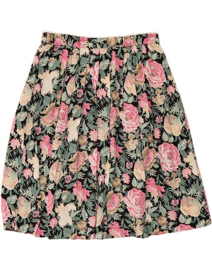 YOUR SIXTH SENSE Womens A-Line Skirt W34 Large  Multicoloured Floral Vintage Your Sixth Sense and Second-Hand Your Sixth Sense from Messina Hembry 