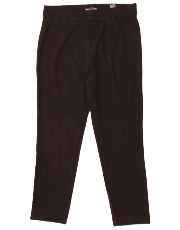Leggings da donna Marks & Spencer UK 14 Large in viscosa nera