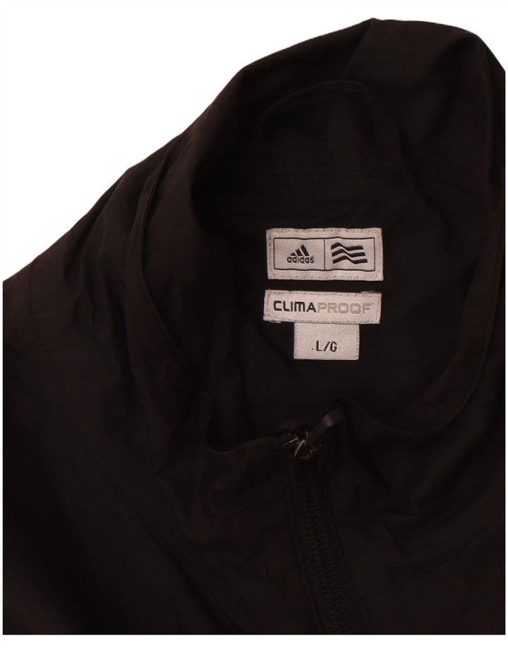 Giacca da allenamento Adidas Clima Proof da uomo grande nera