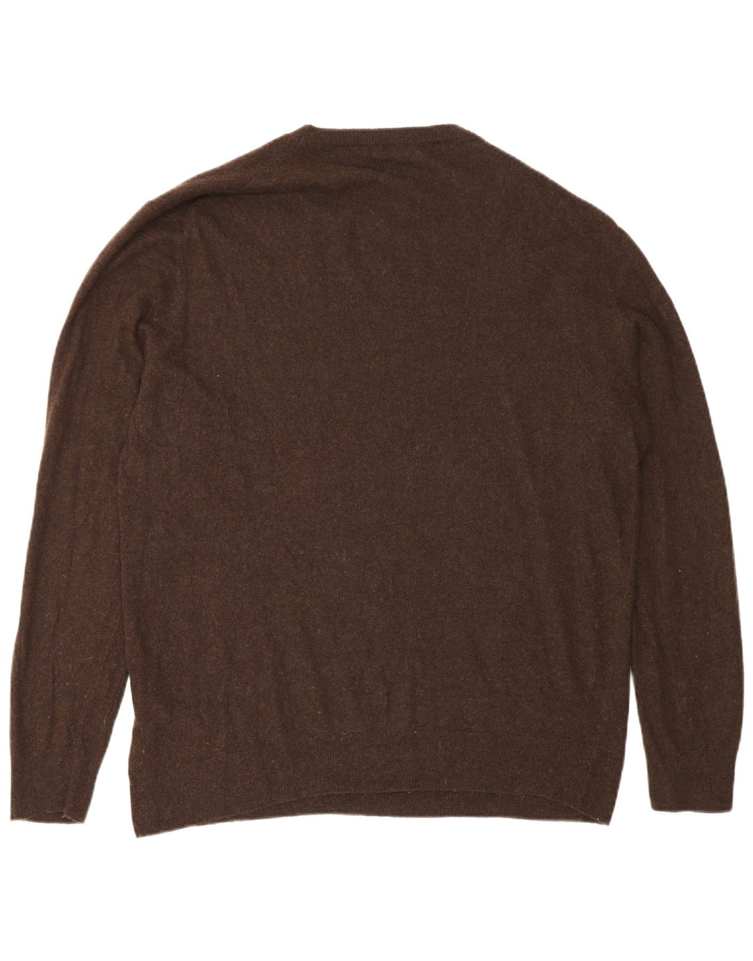 Maglione Zara da uomo girocollo grande in viscosa marrone