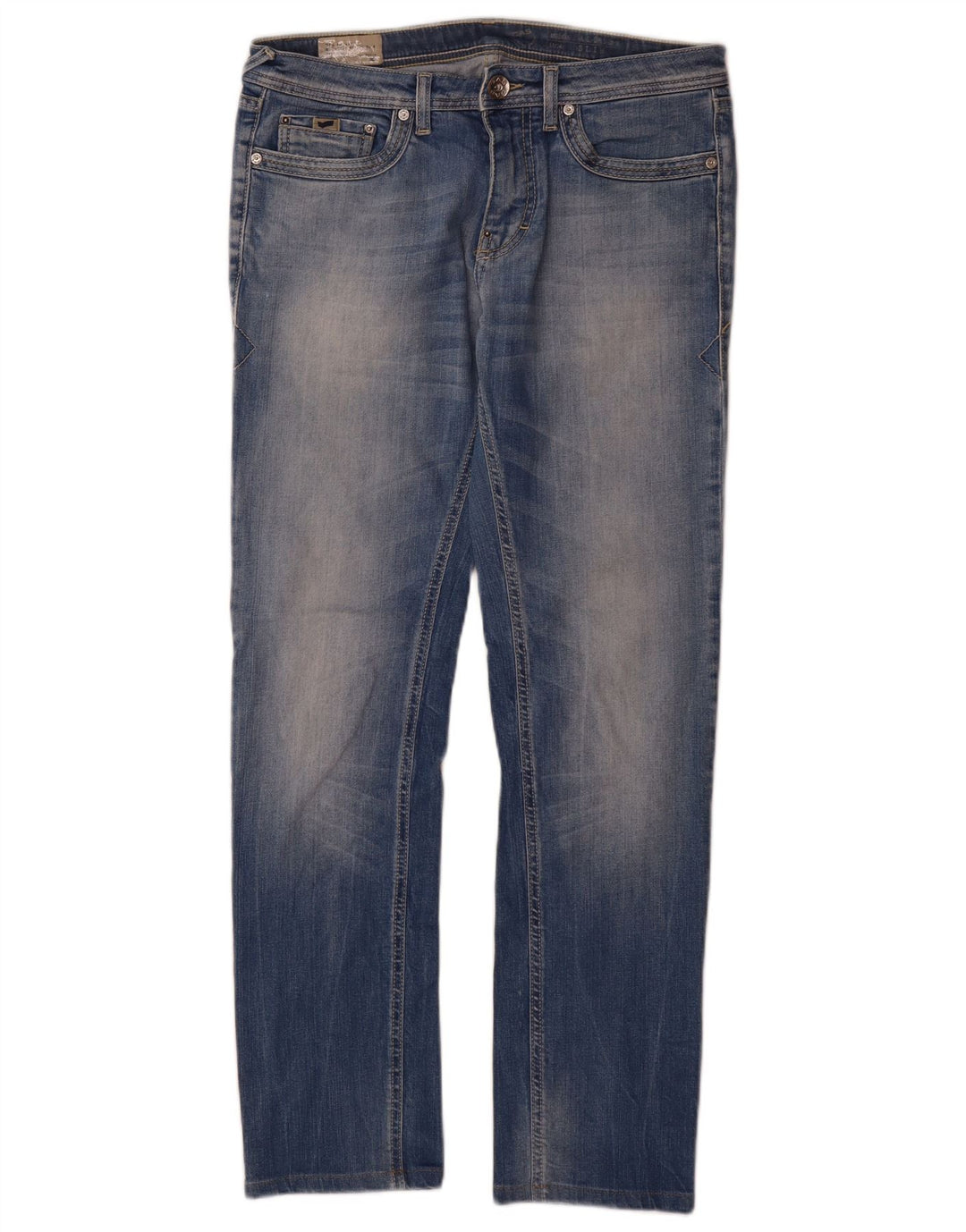 Jeans slim da uomo Gas W32 L32 in cotone blu