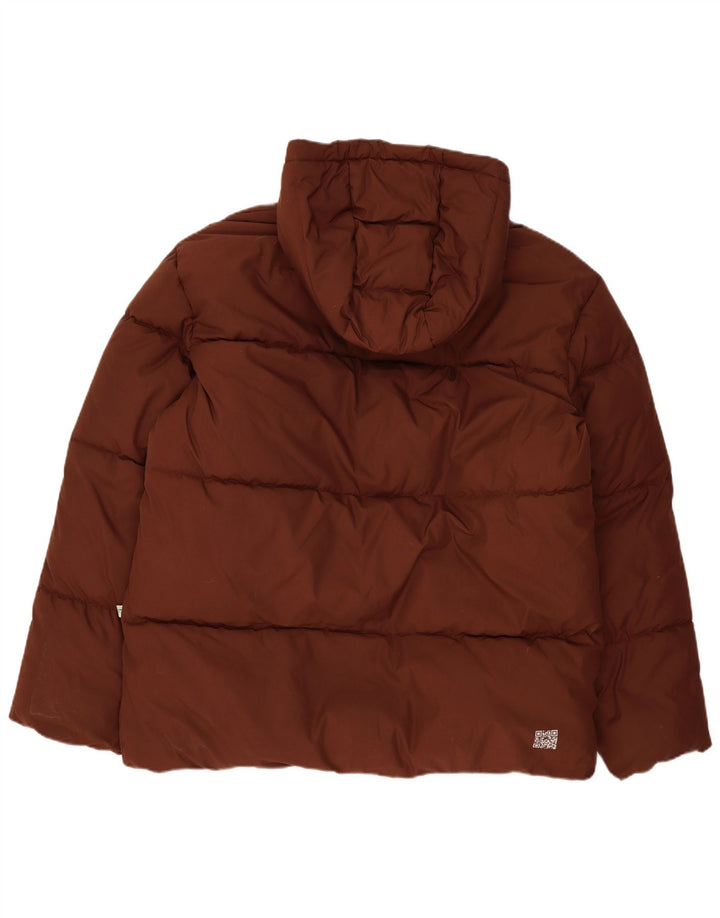 Giacca imbottita con cappuccio da uomo Champion UK 42 XL poliestere marrone