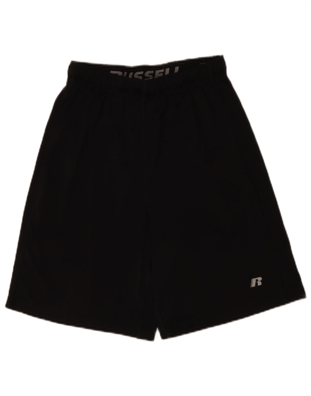 RUSSELL ATHLETIC Pantaloncini sportivi Dri-Power da uomo piccoli in poliestere nero