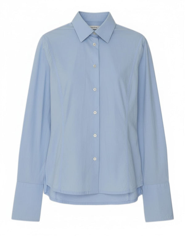 BIKKEMBERGS Mens Formal Shirt Size 39 Medium Blue Cotton
