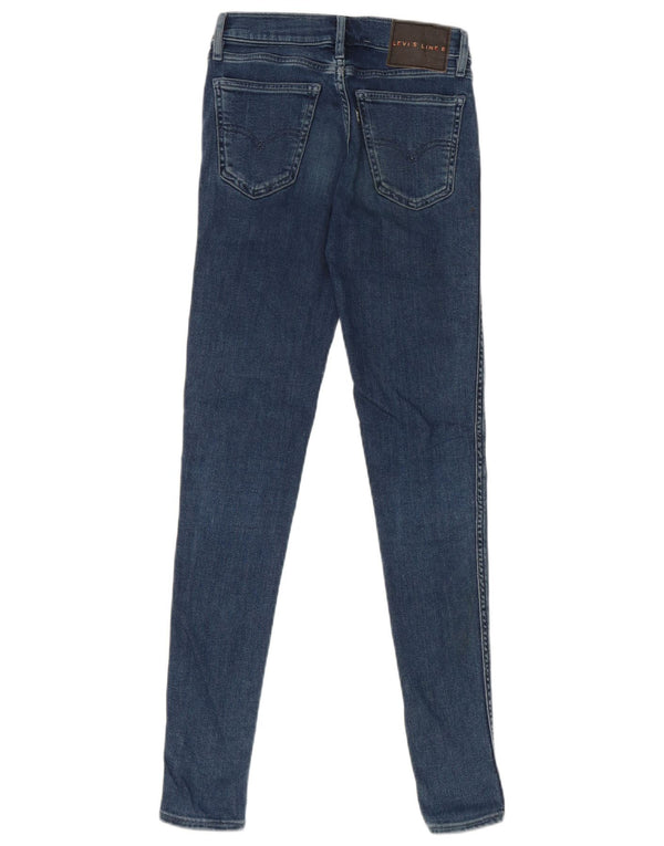 Jeans Levi's Donna Line 8 Skinny W23 L30 Cotone Blu
