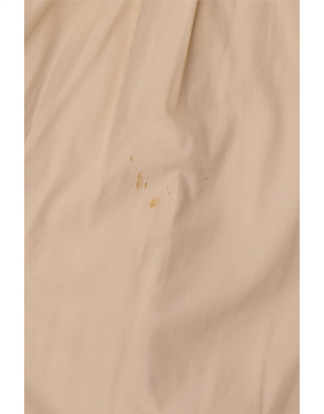 BURBERRY Camicia militare senza maniche da donna UK 14 Large in cotone bianco sporco