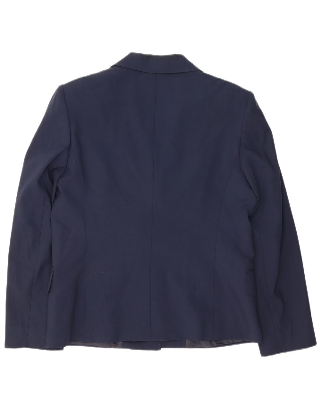 Giacca blazer a 3 bottoni da donna Gianfranco Ferre UK 14 grande blu navy