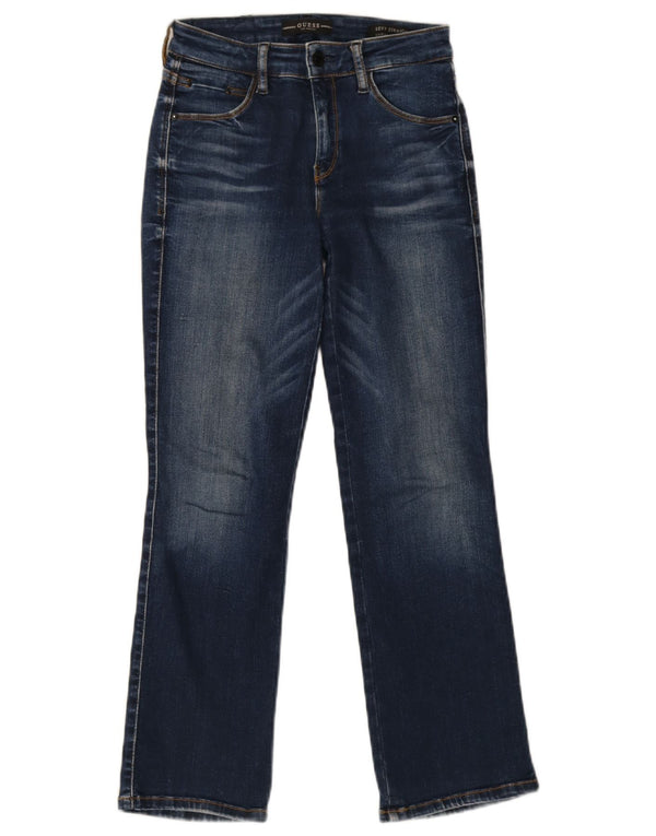 Jeans dritti Curvy da donna Guess W24 L26 cotone blu