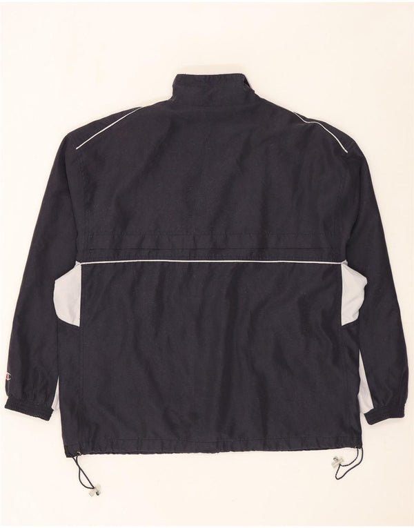 Giacca da tuta da uomo Champion Large in poliestere color block blu navy