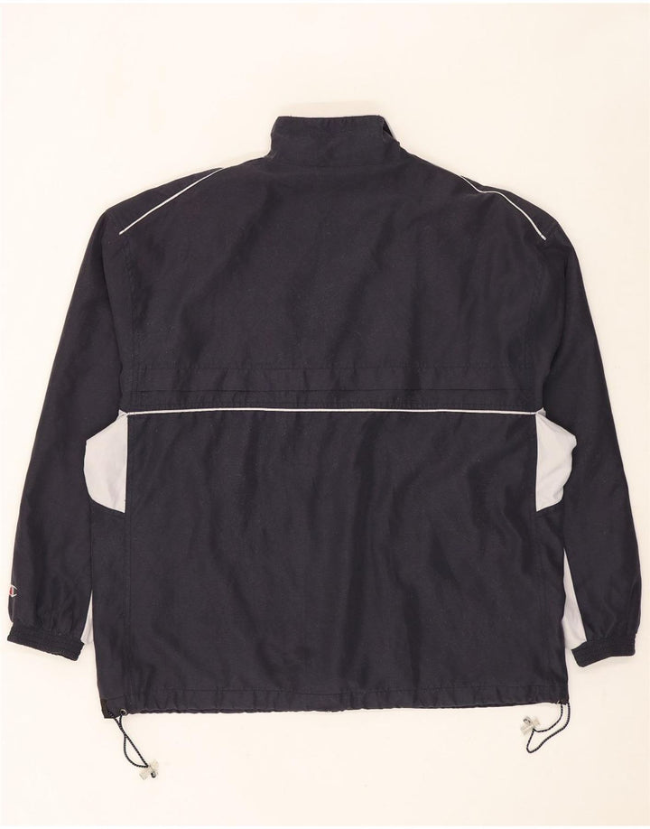 Giacca da tuta da uomo Champion Large in poliestere color block blu navy
