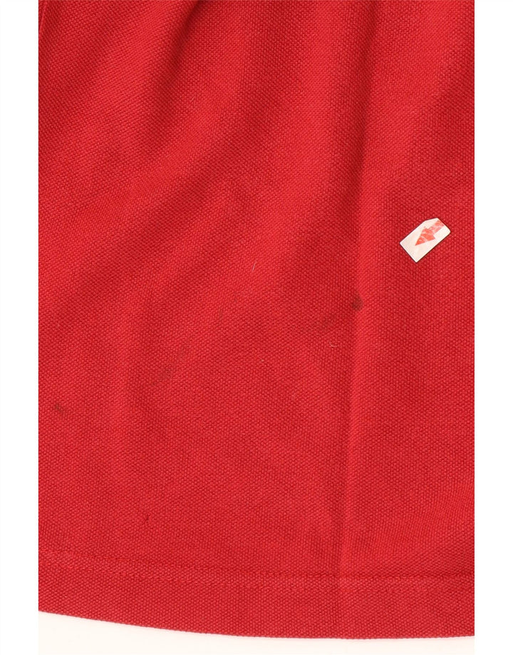 Polo da uomo Boggi XL in cotone rosso