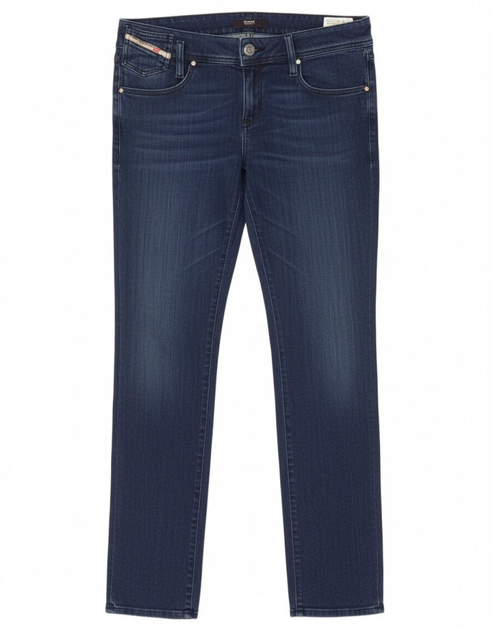 Jeans slim da donna Diesel W32 L34 cotone blu