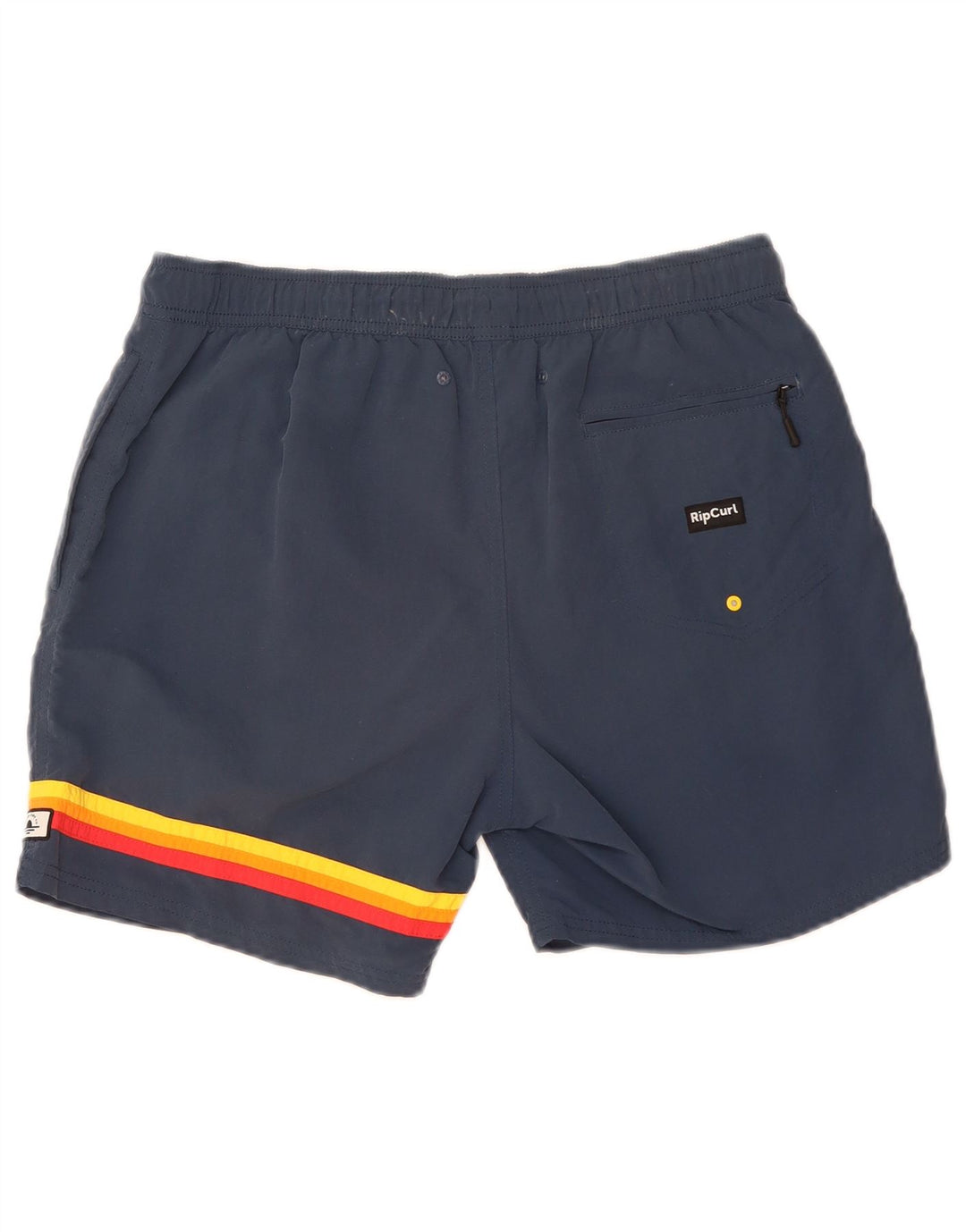 Pantaloncini da bagno da uomo Rip Curl medio in poliammide a righe blu navy
