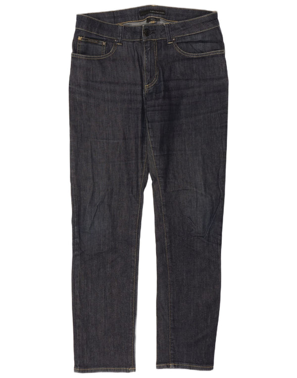 Jeans skinny da donna Calvin Klein W33 L32 cotone blu navy