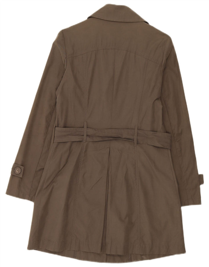 Trench Donna Sisley IT 42 Medio Cotone Kaki