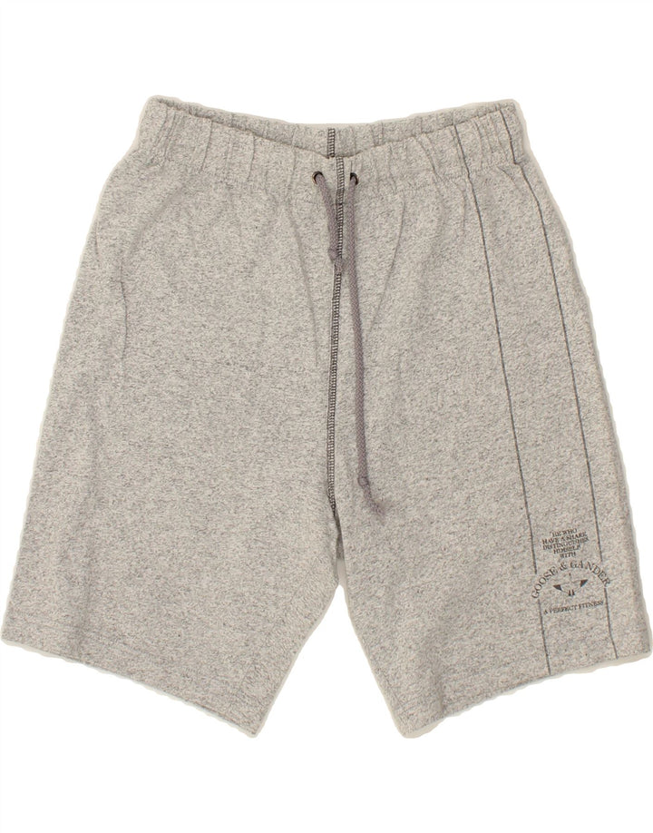 GOOSE & GANDER Mens Sport Shorts Small Grey Vintage Goose & Gander and Second-Hand Goose & Gander from Messina Hembry 