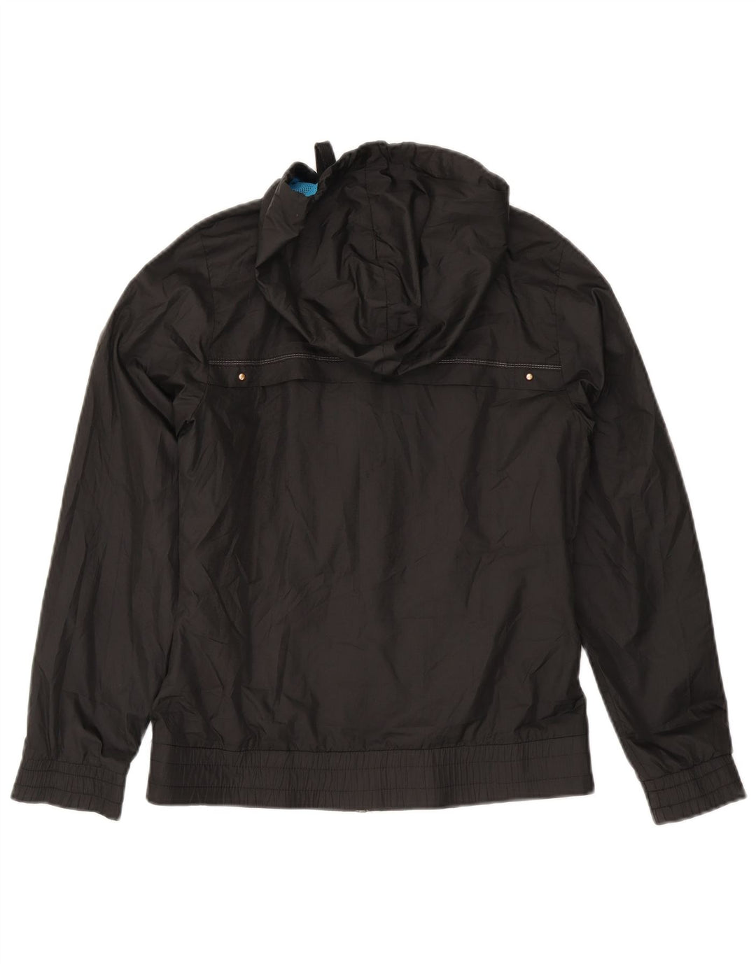 Giacca a vento con cappuccio da donna Reebok UK 10 Small Nero Poliestere