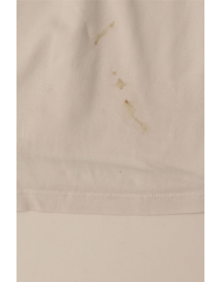 LEVI'S Mens Graphic T-Shirt Top Medium White Cotton Vintage Levi's and Second-Hand Levi's from Messina Hembry 