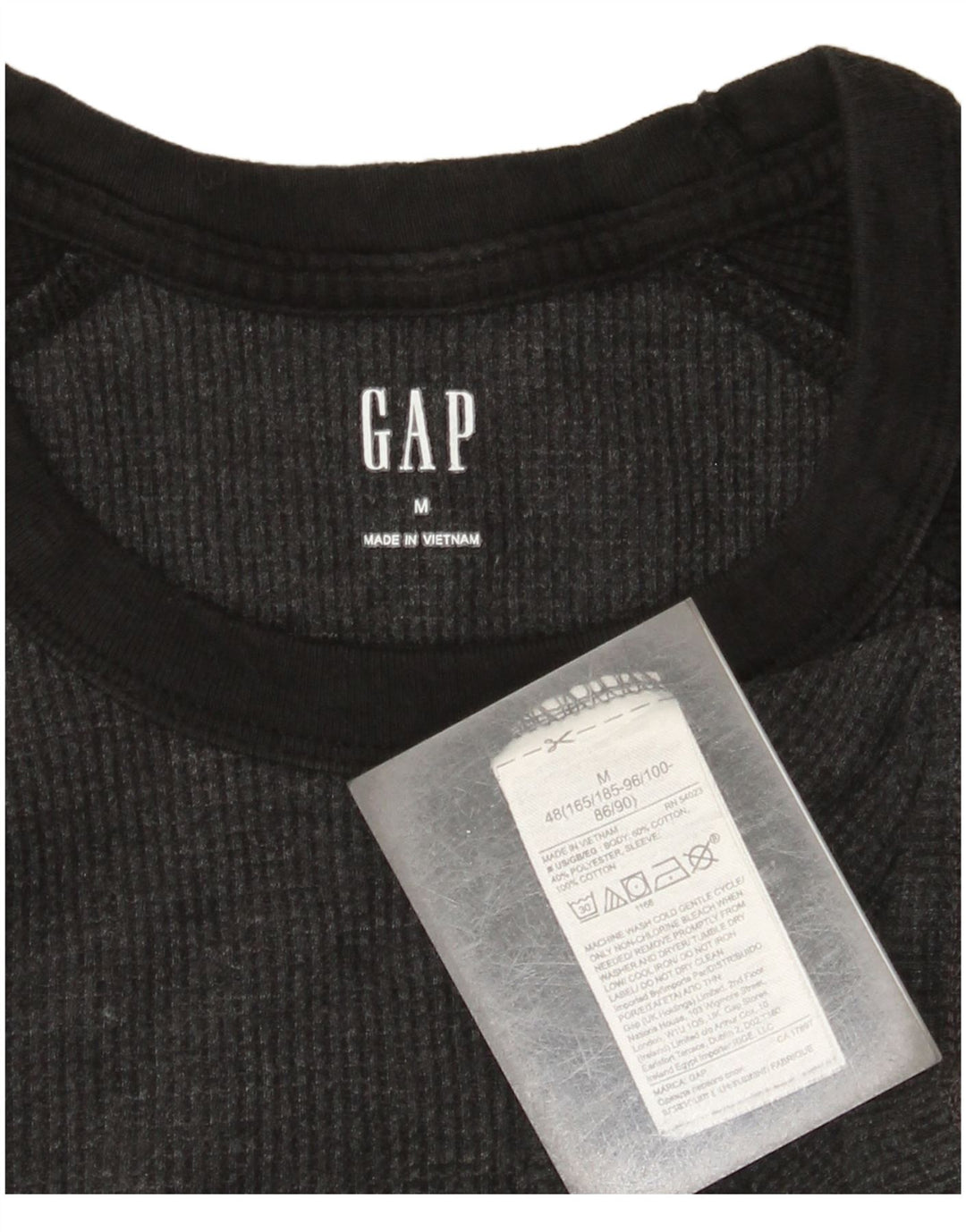 Gap Felpa da uomo in cotone color block grigio medio
