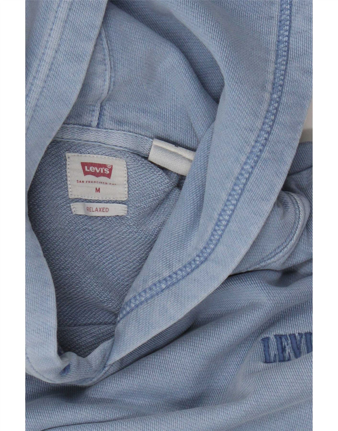 Maglione con cappuccio dalla vestibilità rilassata da uomo Levi's Blu medio