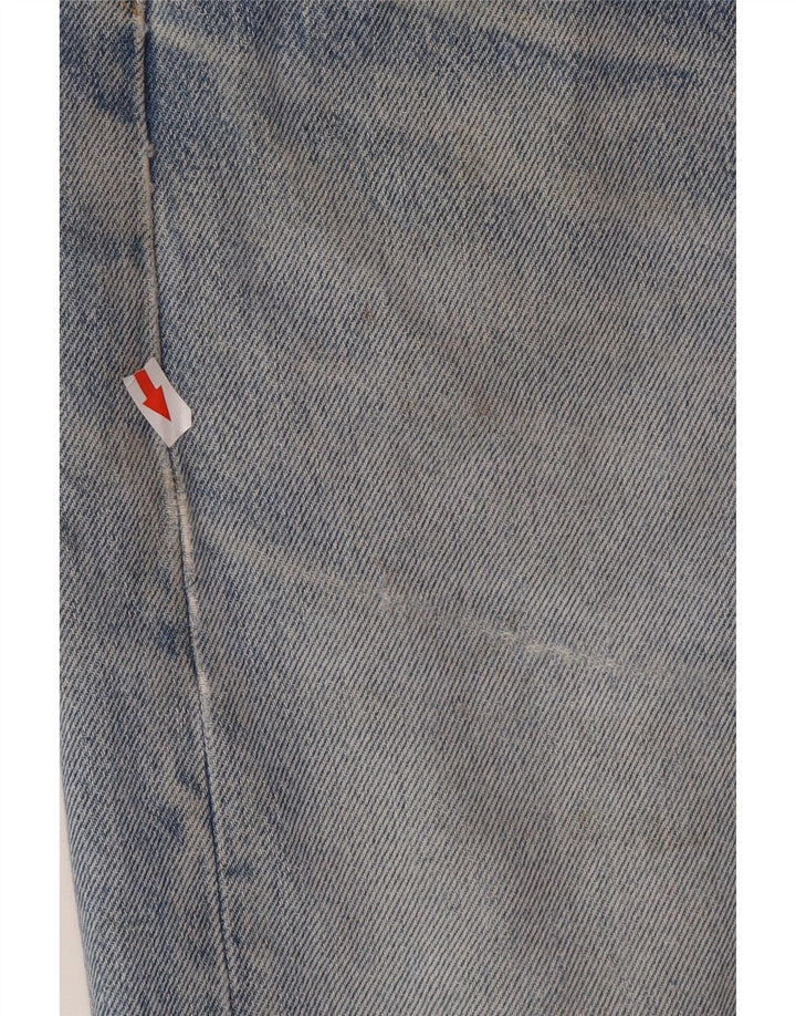 Jeans dritti da uomo Levi's W38 L32 in cotone blu