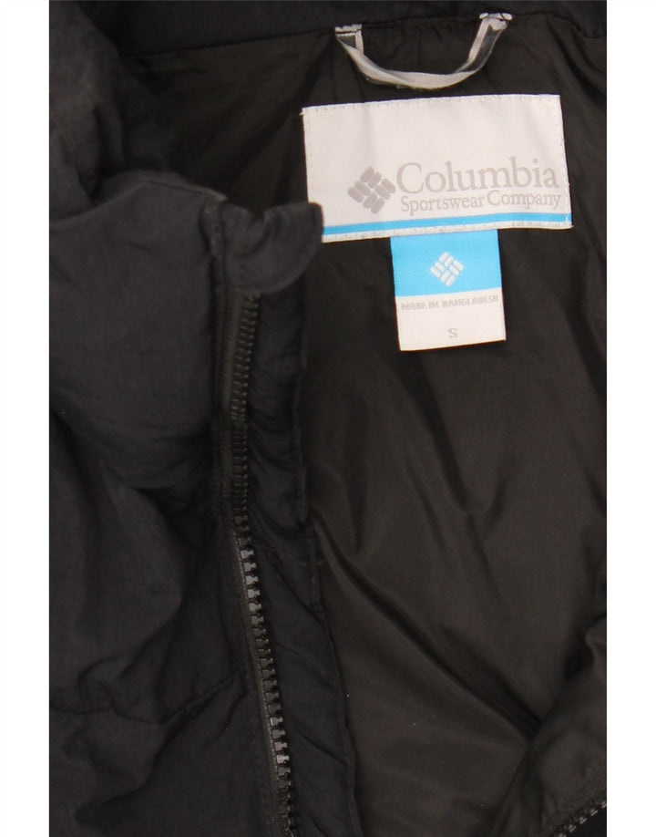 Giacca imbottita da uomo Columbia UK 36 piccola in nylon nero
