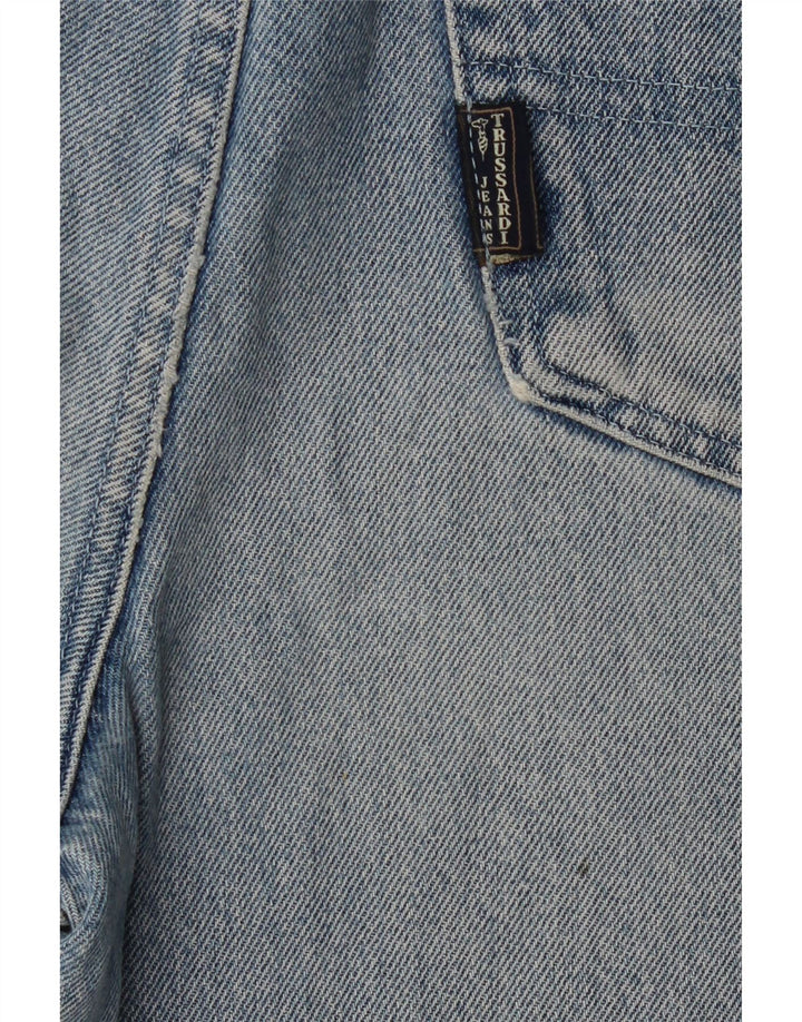 Jeans Straight Uomo Trussardi W34 L29 Cotone Blu