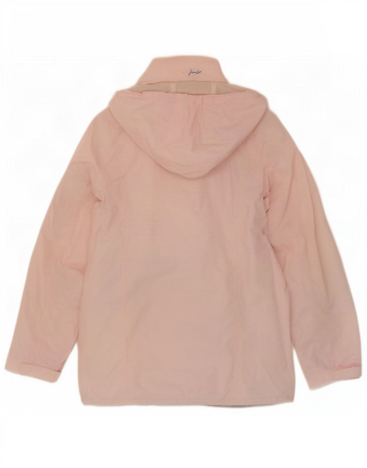 Giacca antipioggia oversize con cappuccio da donna Joules UK 8 piccola rosa