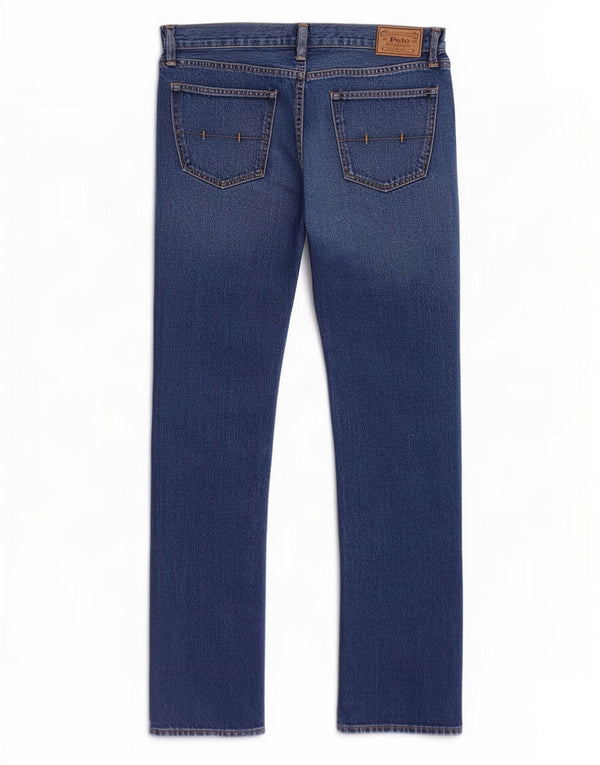 Jeans dritti da uomo Polo Ralph Lauren W32 L32 cotone blu
