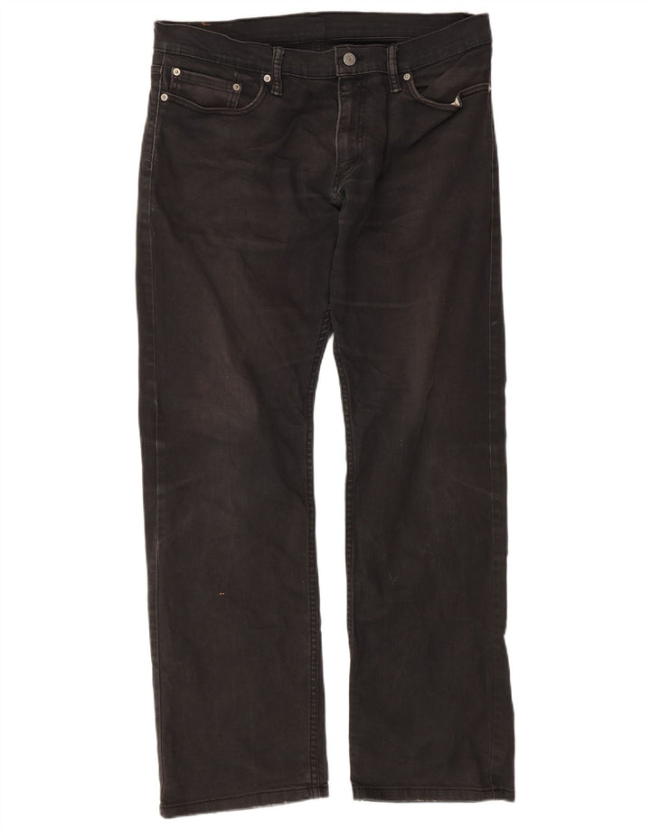 Levi's Uomo 514 Jeans dritti W34 L32 Neri