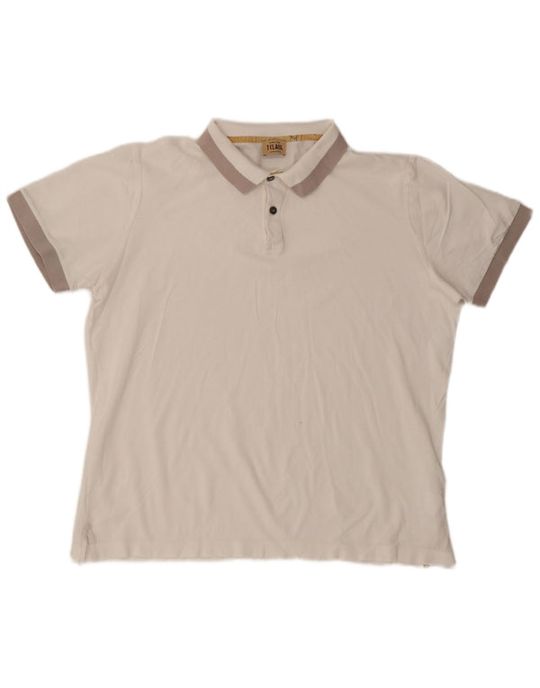 Polo Uomo ALVIERO MARTINI 2XL Cotone Bianco