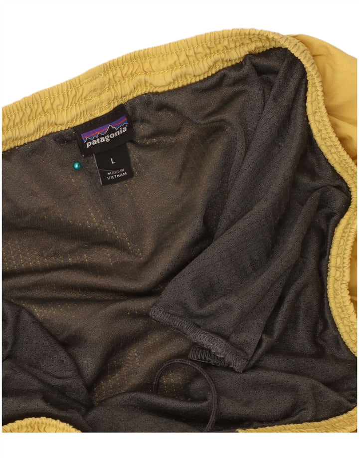 Pantaloncini sportivi da uomo Patagonia grandi gialli