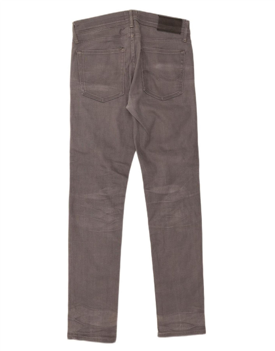Jack & Jones Uomo Tim Slim Jeans W31 L32 Cotone Grigio