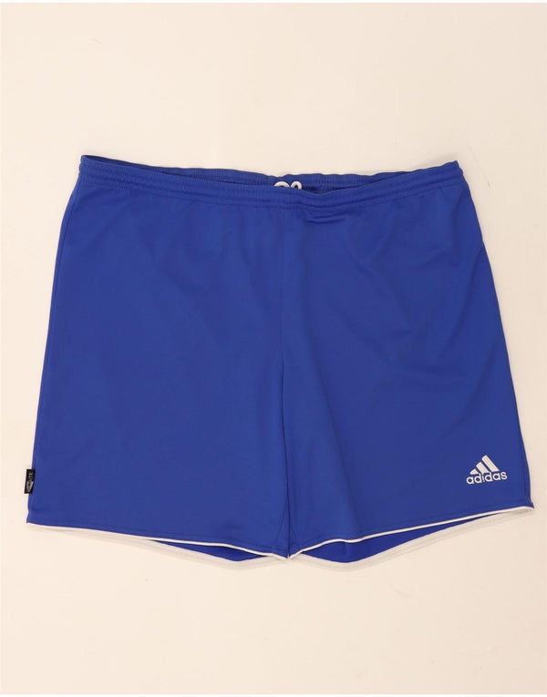 Pantaloncini sportivi Adidas Climalite da uomo XL blu poliestere