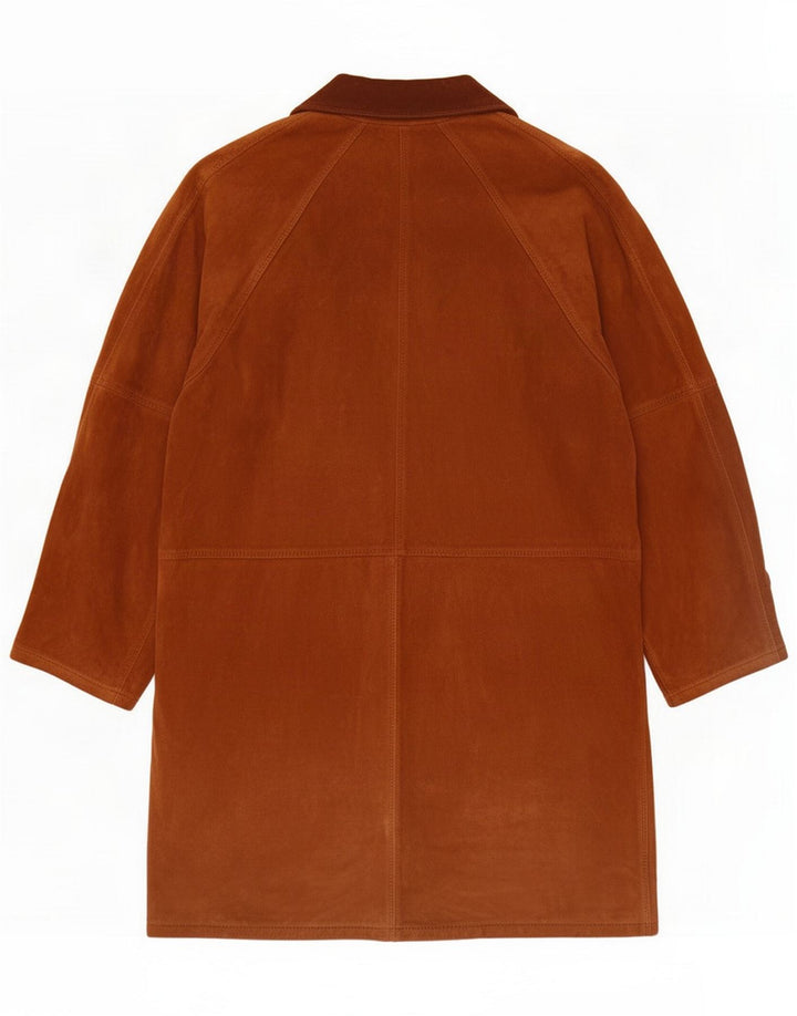 Conbipel Soprabito oversize in pelle scamosciata da donna IT 42 Pelle marrone medio
