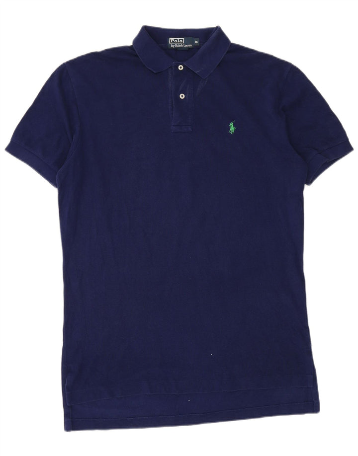 Polo Ralph Lauren da uomo in cotone medio blu navy