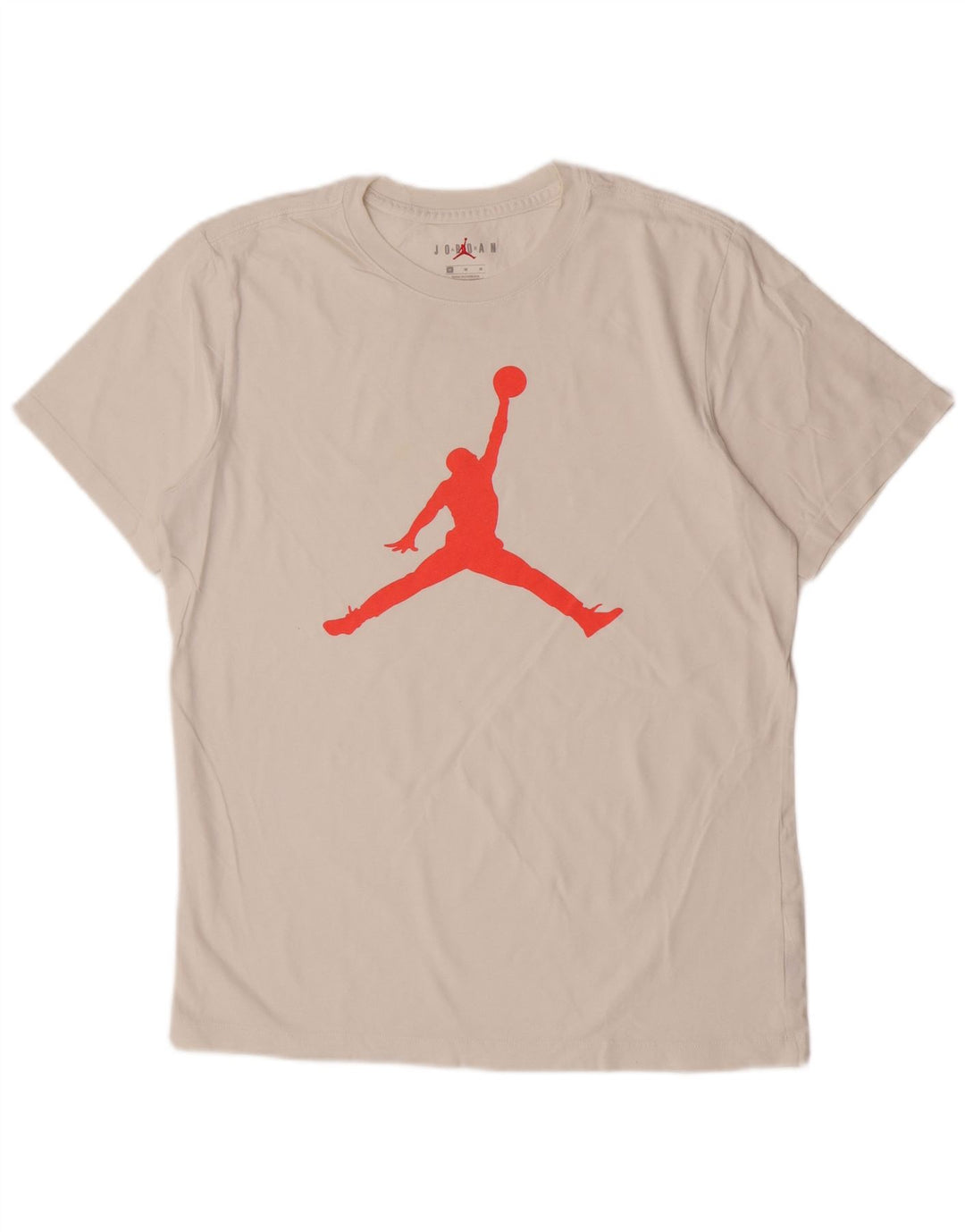 T-shirt grafica da uomo Jordan Top in cotone bianco medio