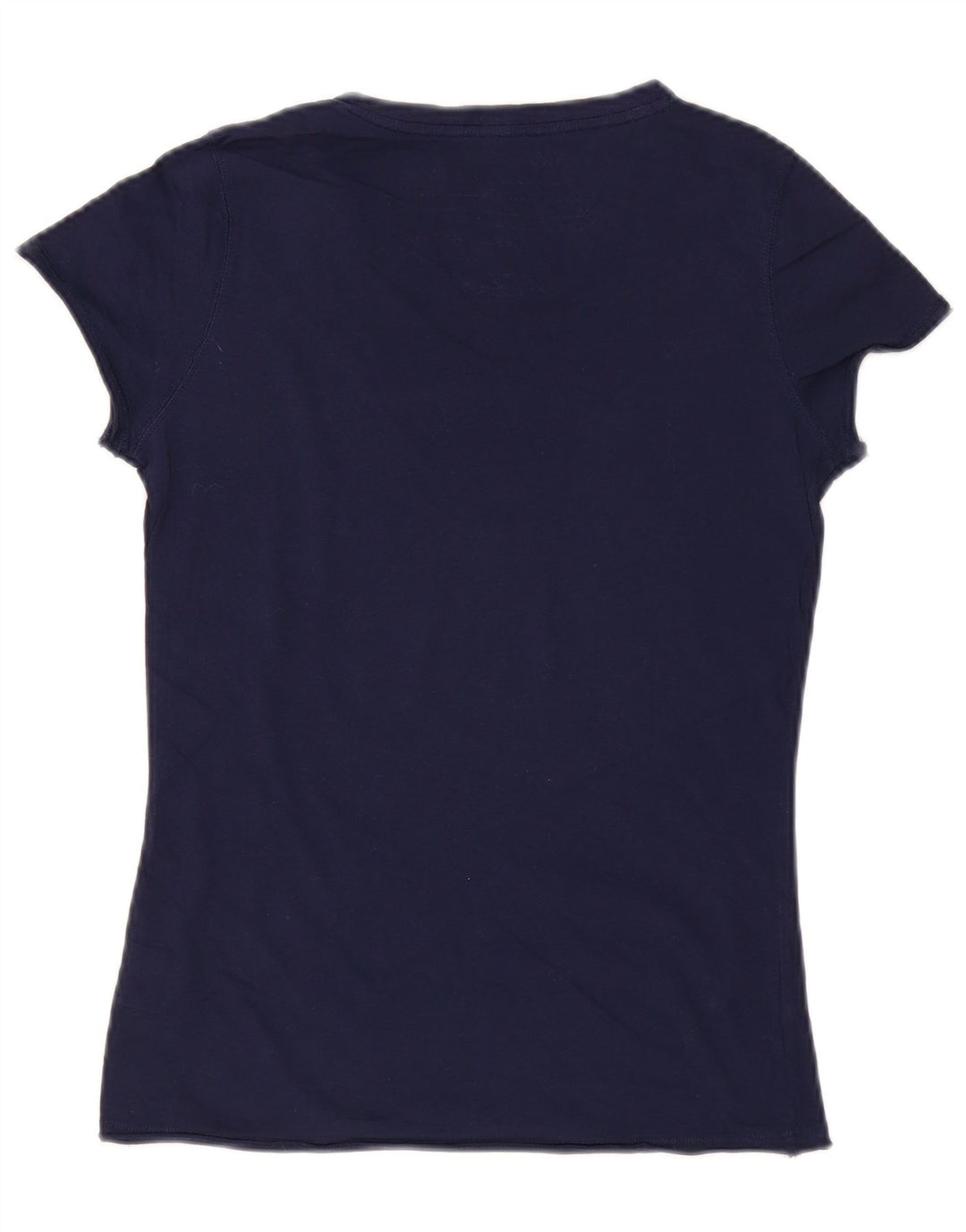 T-shirt grafica da donna Ralph Lauren Top UK 12 medio blu navy
