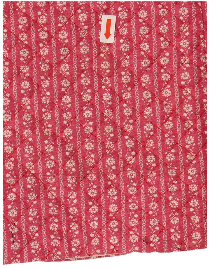 VINTAGE Womens A-Line Skirt W28 Medium  Pink Floral