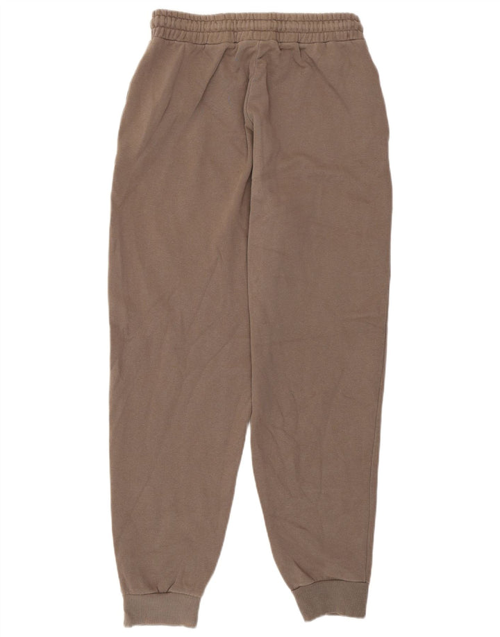 Pantaloni da tuta da donna Zara Joggers UK 10 piccoli in cotone marrone