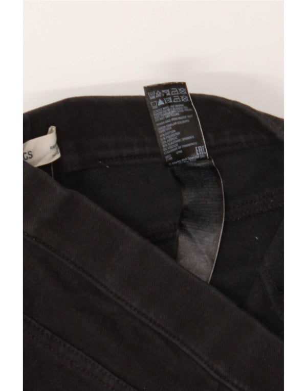 Jeans Jeggings da donna Marks & Spencer UK 12 Medio W28 L28 Cotone nero